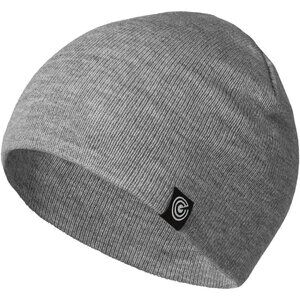 Unisex Light Green 100% Acrylic Ribbed Knit Warm and Durable Winter Beanie Cap